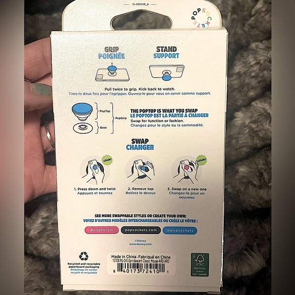 DISNEY POPSOCKET POPGRIP NIB! - Picture 2 of 3